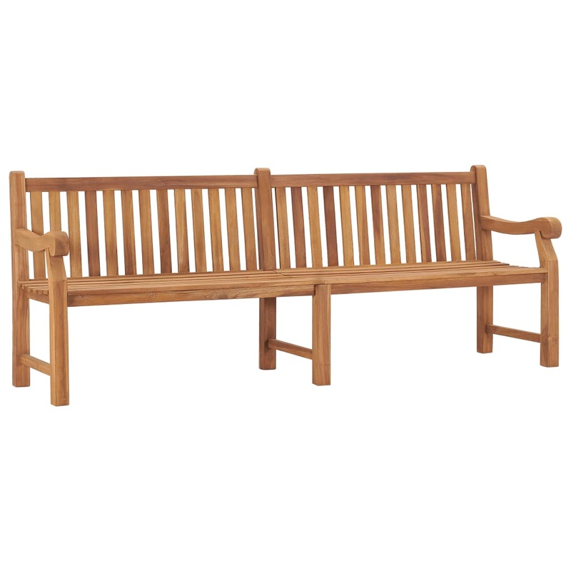 Banc de jardin 228 cm bois de teck solide