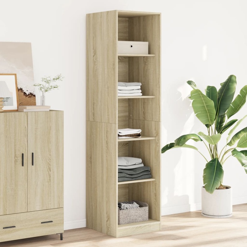 Garde-robe Chne sonoma 50x50x200 cm Bois d'ingnierie