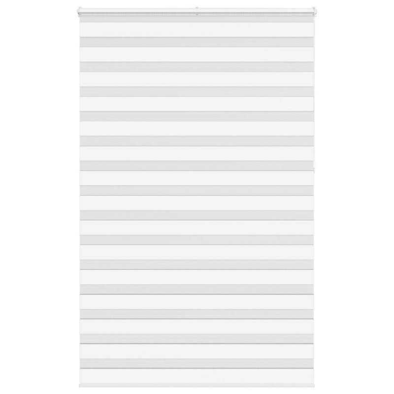 Store zbre blanc 140x230 cm largeur du tissu 135,9cm polyester