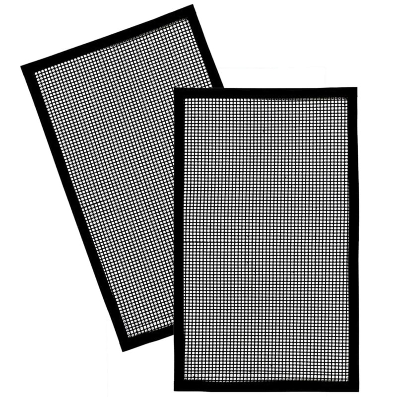 BBQ Devil Mesh Grill Mats | Pack of 2 | Non-Stick & Reusable