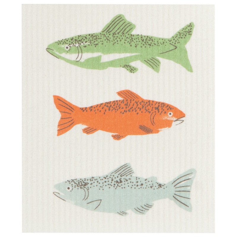Now Designs | Ecologie Swedish Sponge Cloths | Gone Fishin' | 2000075