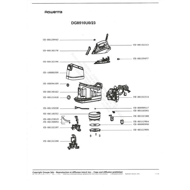 Rowenta Replacement Pump cs-00132198  cs-00141578  2 - 3 week delivery Special order