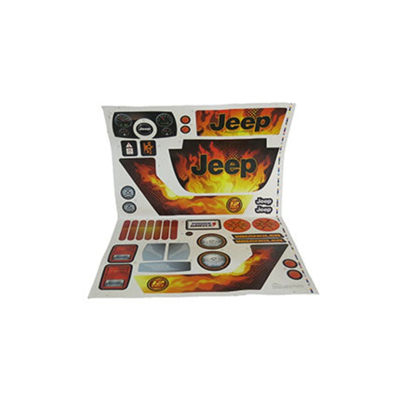 Power Wheels Decals Toy Riding Electic Riding Toys  Label Sheet  Different Styles