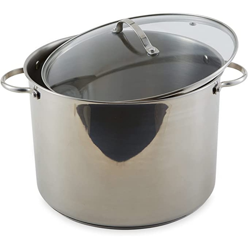 RSVP International 12 Quart Stock Pot -Induction