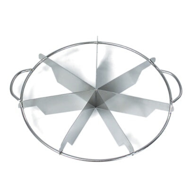 Browne Stainless Steel 7-Cut Pie Cutter - 10 1/2"Diameter