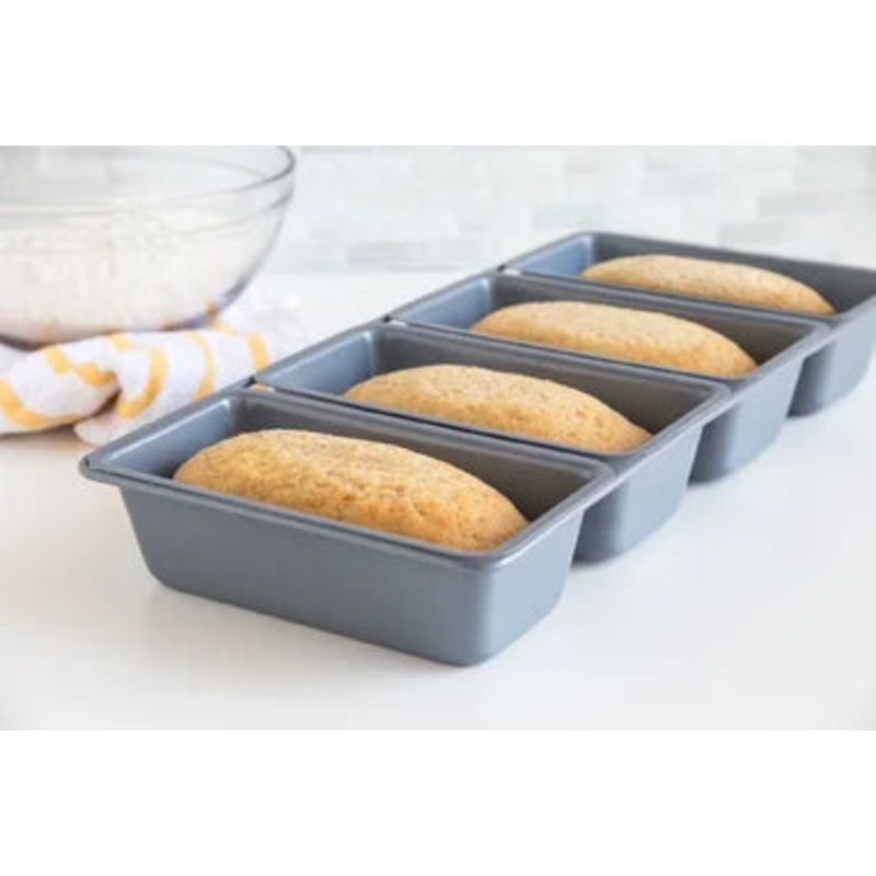 Fox Run | Non-Stick Linked Loaf Pan | 4 Pans