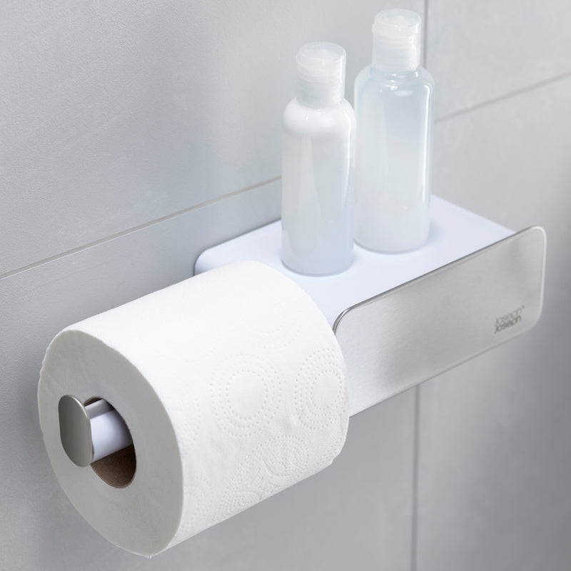 Joseph Joseph |  EasyStore Toilet Paper Roll Holder | Wall-Mounted