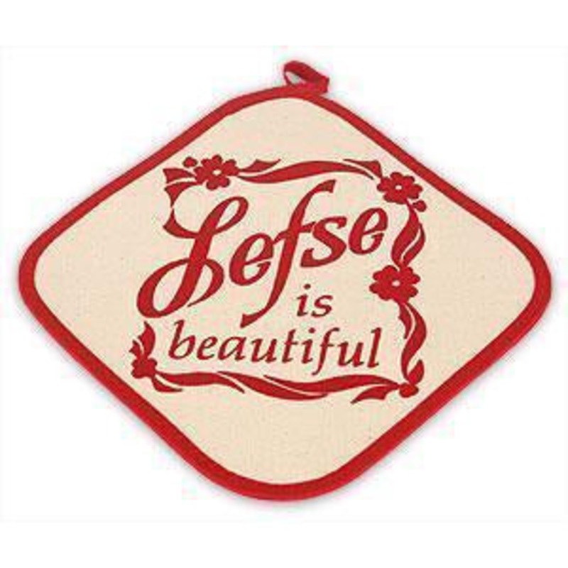 Lefse is Beautiful Hot Pad