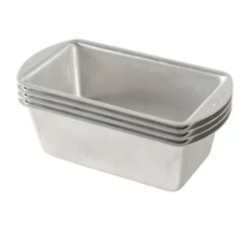 Nordic Ware Aluminum Bakeware Loaf Pan - 4 Pans