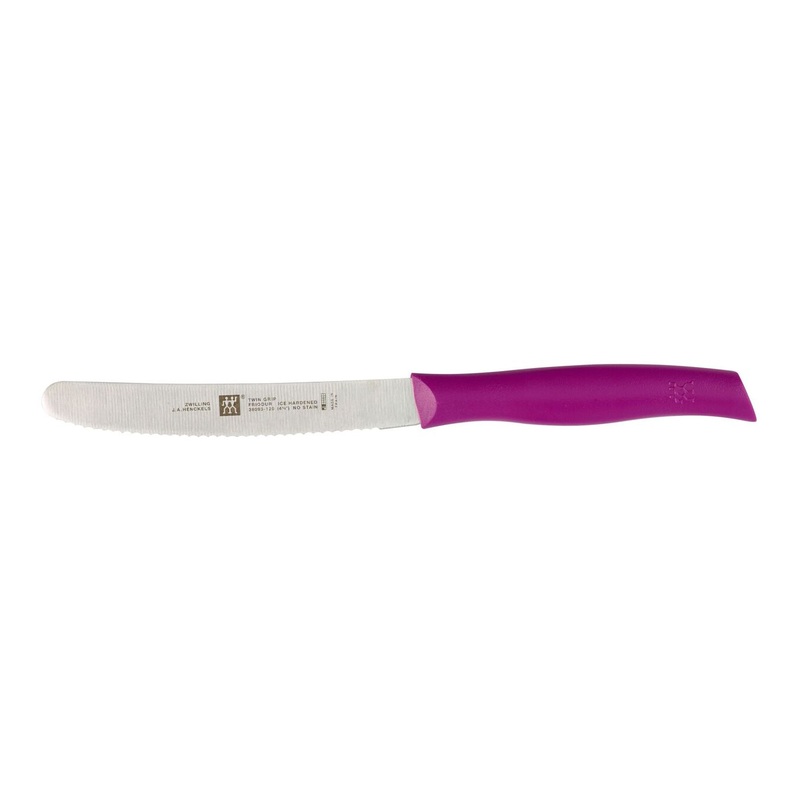 Zwilling 4.5" Twin Grip Knife with Serrated Edge - Pink