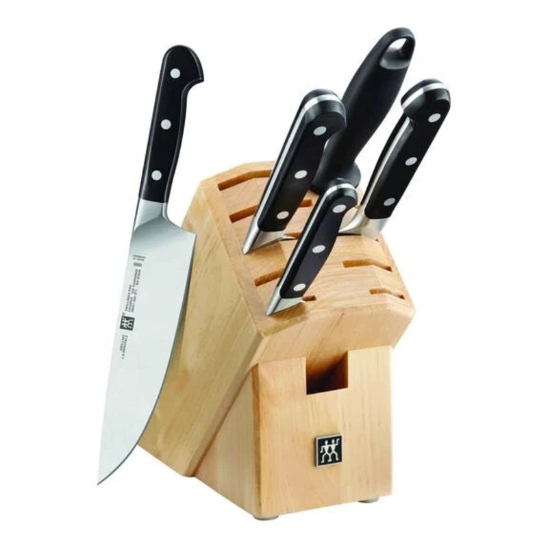 Zwilling Pro 6 PC Knife Block Set   One of Henckels Best Blocks