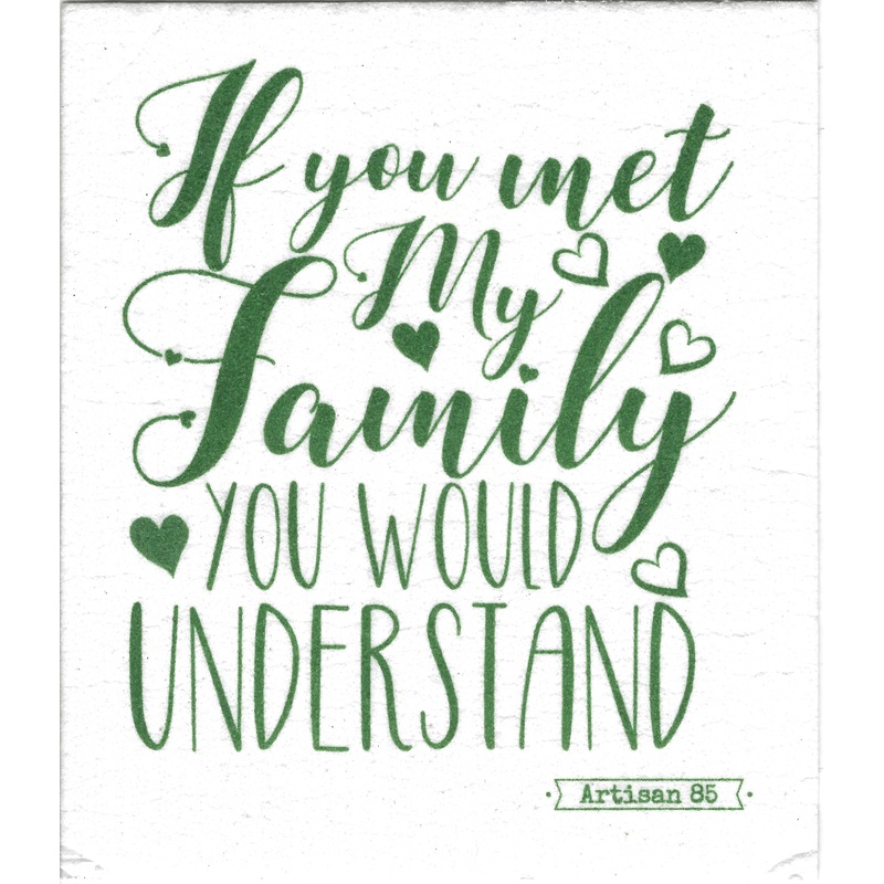 Artisan 85 | Swedish Sponge Cloths | If You Met My Family | WD275