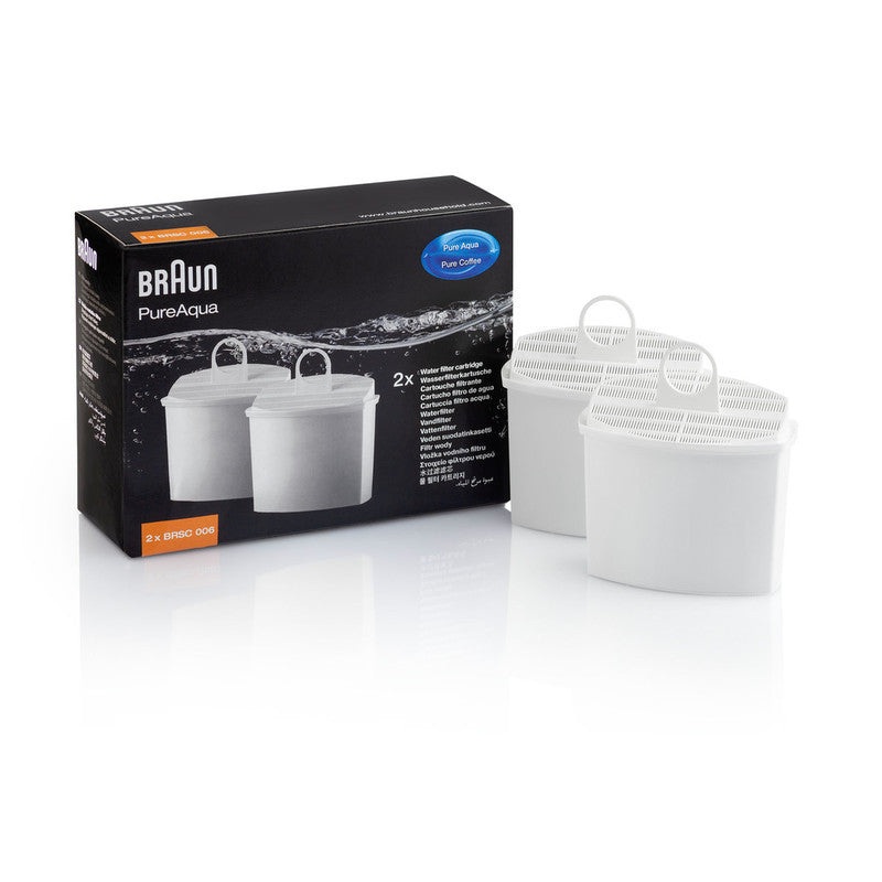 Braun Water Filter BRSC006 Fits Coffee Makers KWF-2 Package of 2