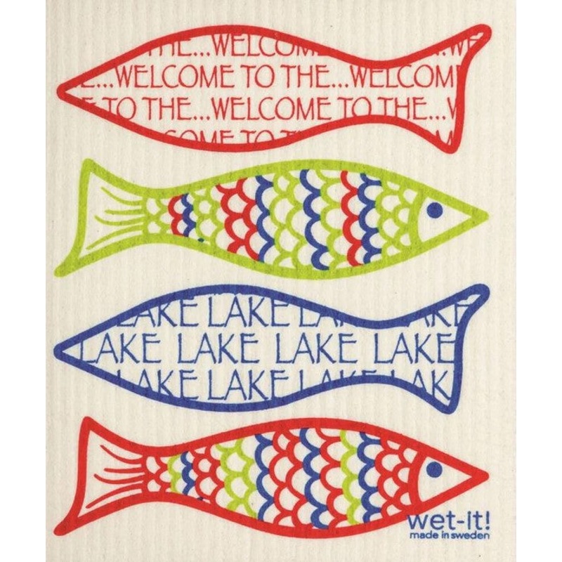 David Shaw | Swedish Sponge Cloths | Welcome To The Lake | WC2111