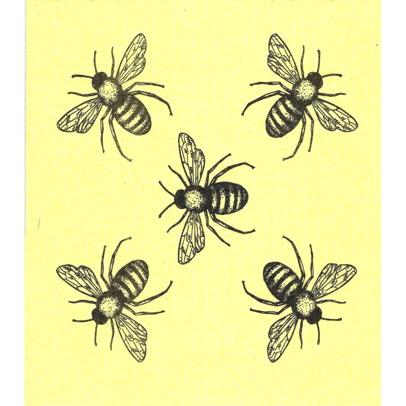 EuroScrubby Swedish Dish Sponge | Bumble Bees | 1043
