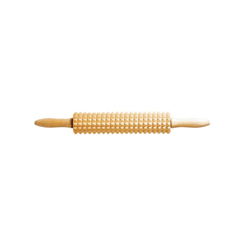 Linden Sweden Deep Notched Rolling Pin | 10.5" x 2.5" LI22102