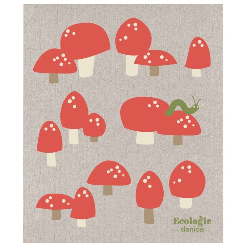 Now Designs | Ecologie Swedish Sponge Cloths | Totally Toad-Stools | 2000124