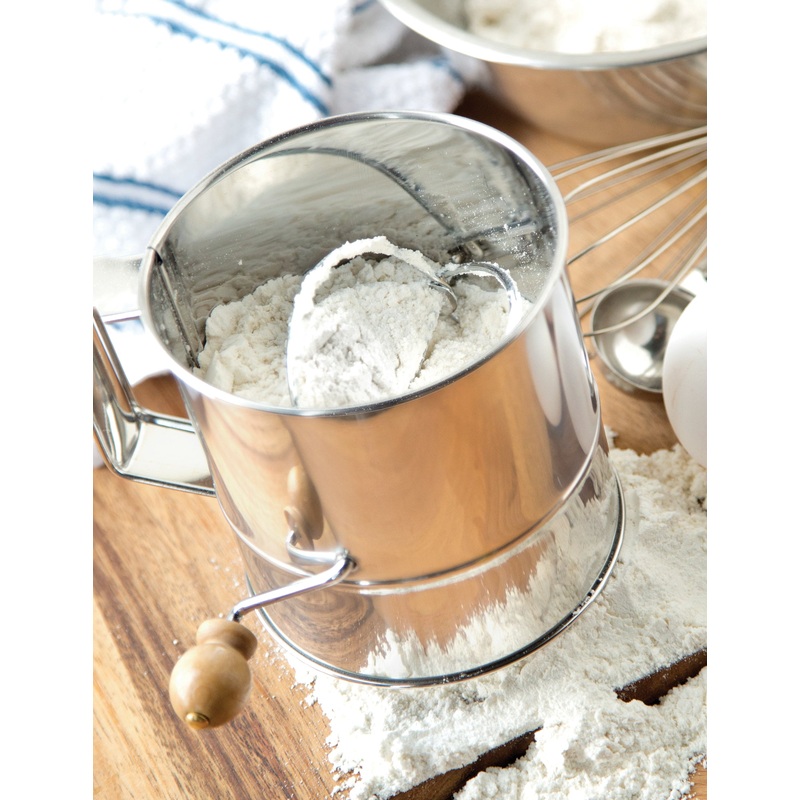 Flour Sifter 3 Cups Durable Stainless Steel