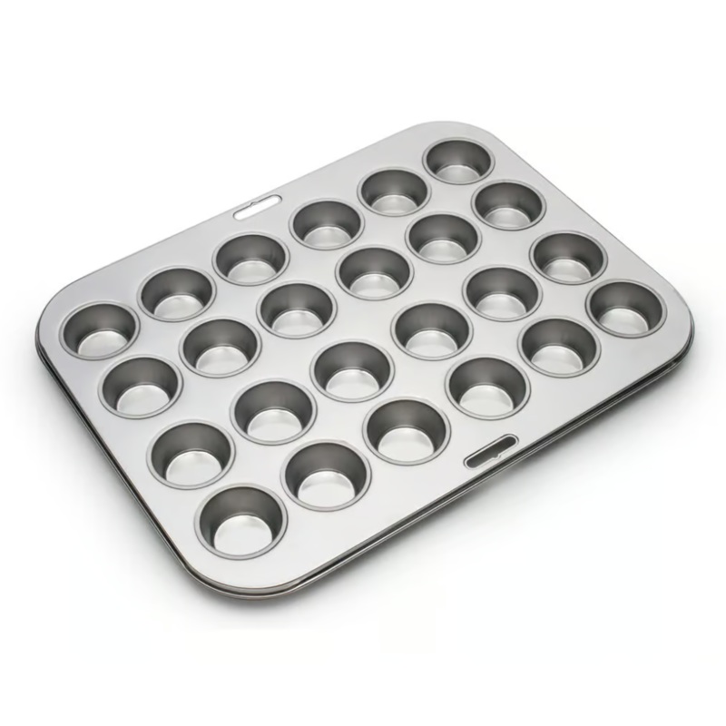 Fox Run Mini Muffin Pan - Stainless Still
