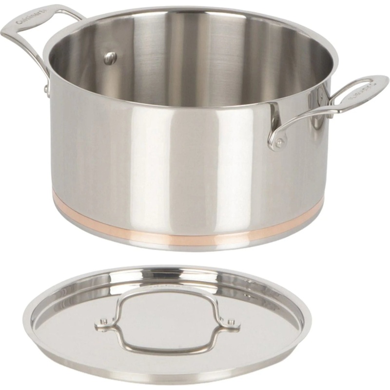 Cuisinart Dutchoven with Cover Profession Five Ply S/S Base 5.6L 6QT