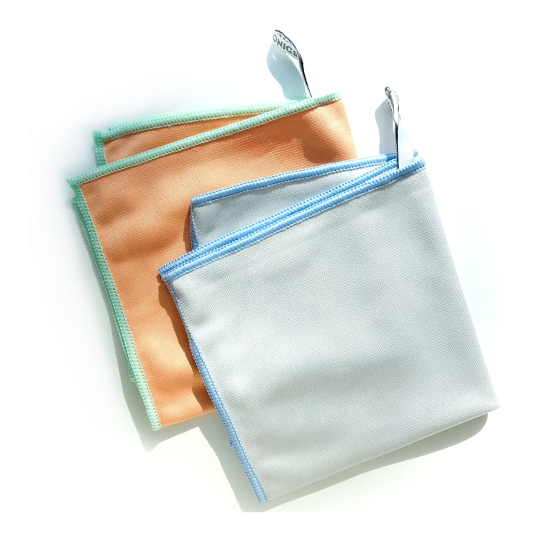 Full Circle RENEW Recycled Microfibre Glass Cloths - Set of 2