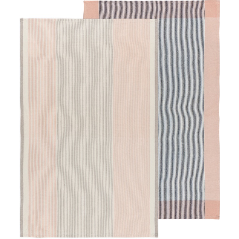 Heirloom Tea Towel Set of 2 - Array Stripe Nectar