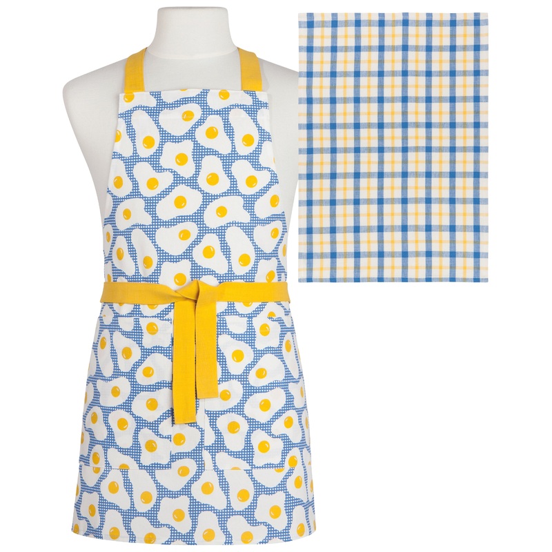 Jubilee Apron & Tea Towel Set - Eggs