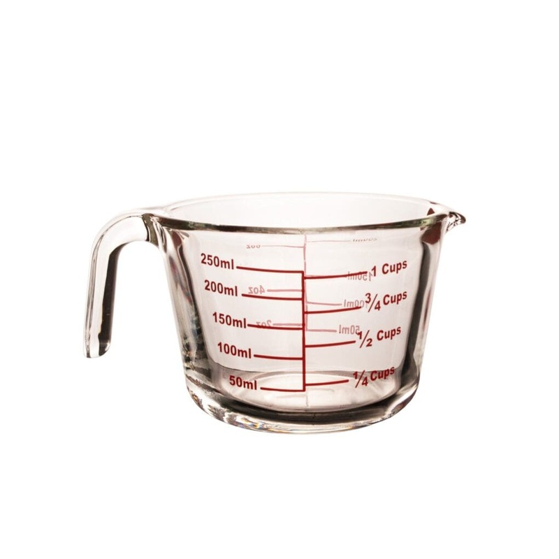 Kitchen Basics Glass Measuring Cup 1 & 2 Cup Size