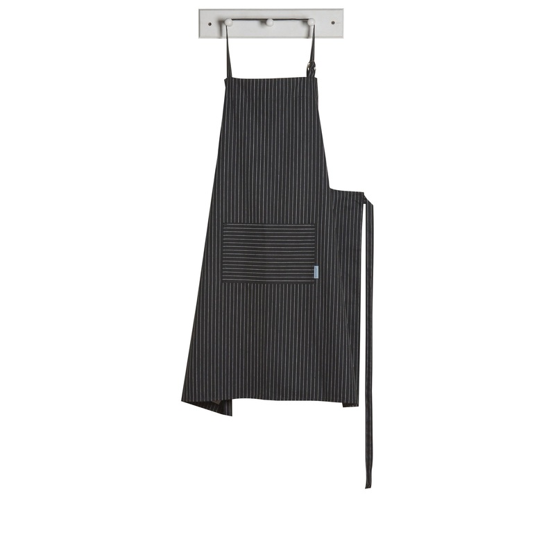 Now Designs Apron - Pinstripe Black - XL