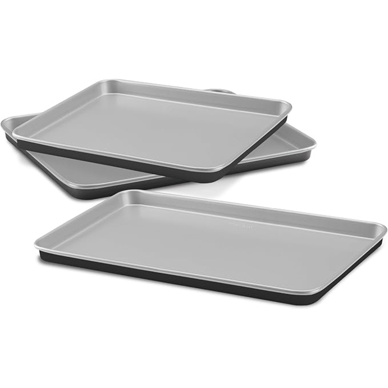 Cuisinart - 3-Pack Non-Stick Large Baking Sheet