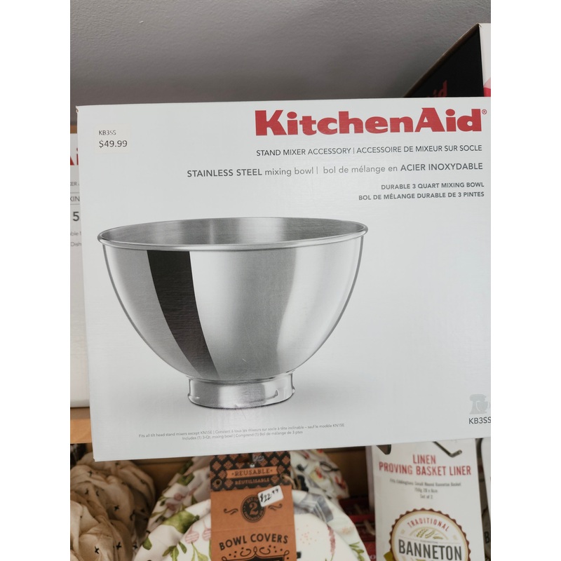 KitchenAid 3-Qt. Polished Stainless Steel Bowl