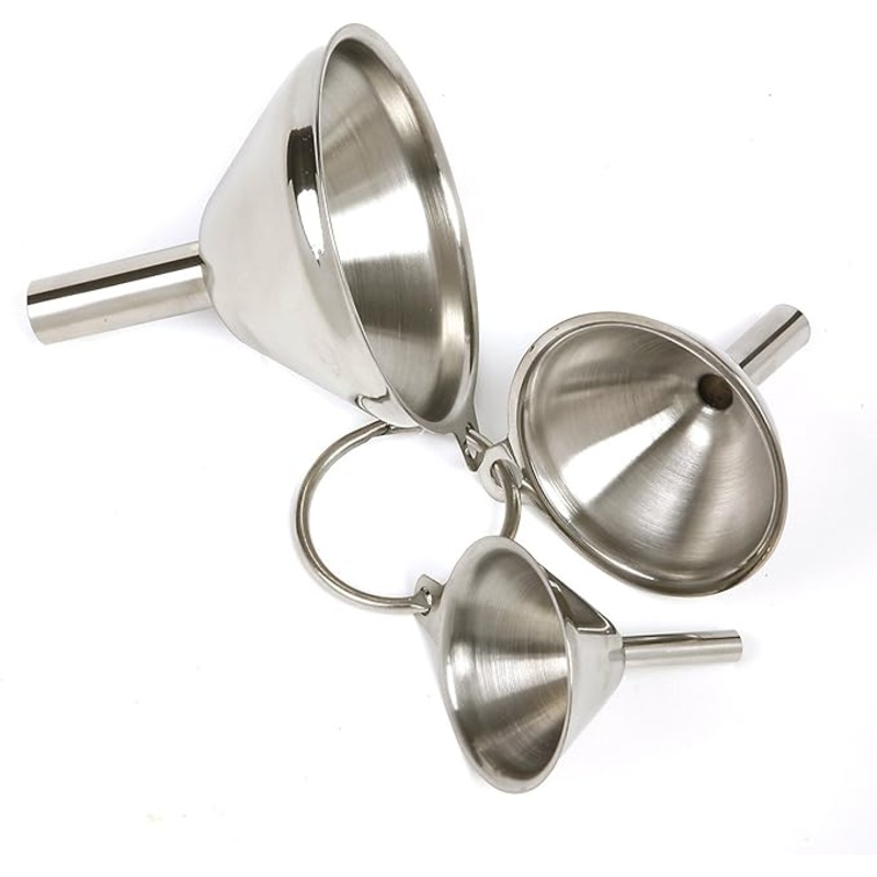 Norpro Stainless Steel Funnel Set