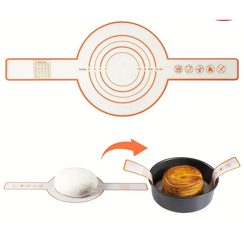 Silicone Bread Sling, Non-Stick & Easy Clean - Red - 2 Pieces