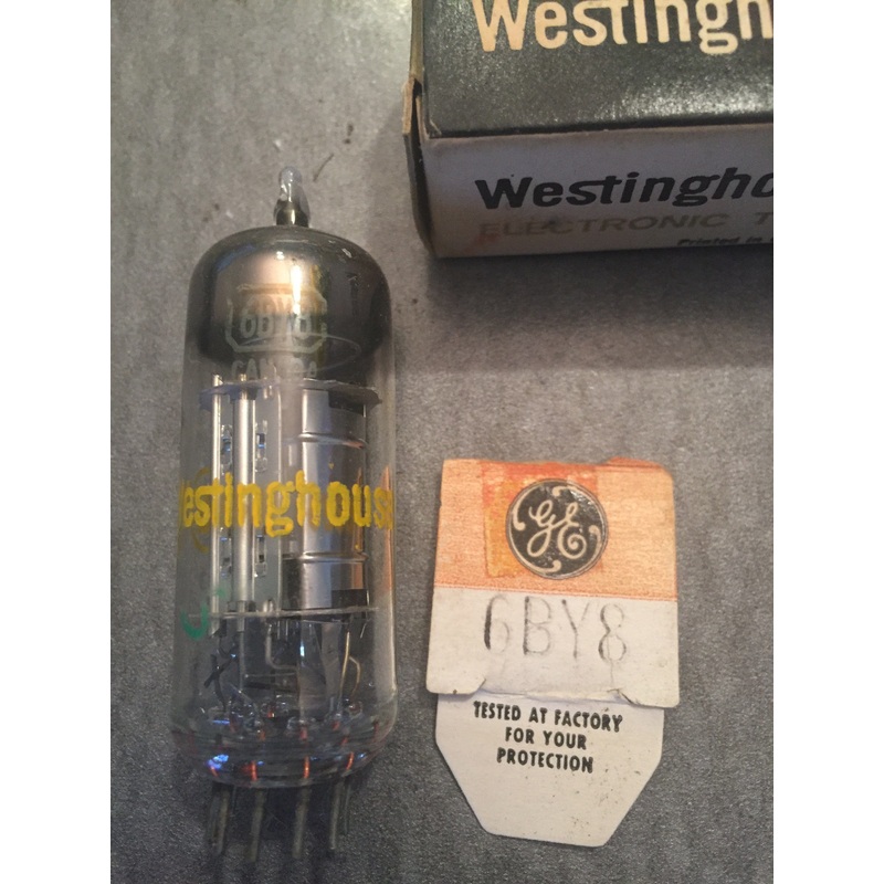 GE electronic tube 6BY8