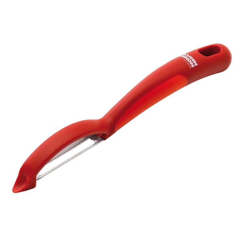 Kuhn Rikon Serrated Piranha Swivel Peeler (Red) Great Peeler!  26922