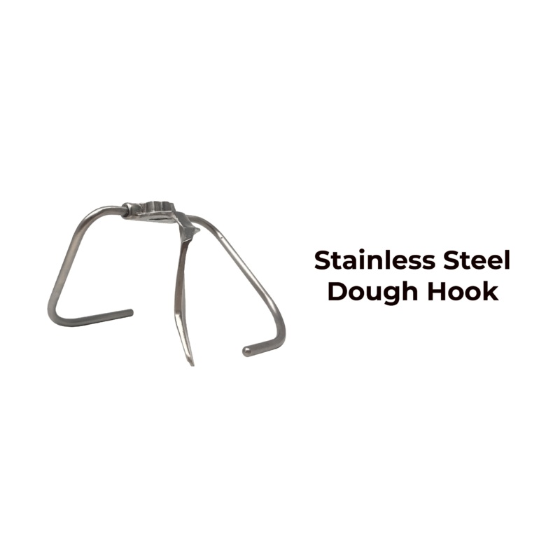 Stainless Steel Dough Hook for Bosch & Nutrimill Ariste Mixers made by Nutrimill