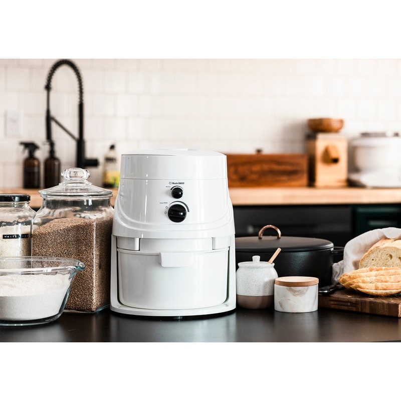 Nutrimill Classic Grain Food Mill 760200 - So Easy 12 Cups of Grain Gives you 20 Cups of FRESH Flour!