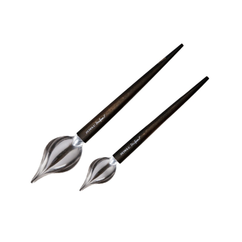 Zeroll Deco Spoon 2PK w/ Wood Handles