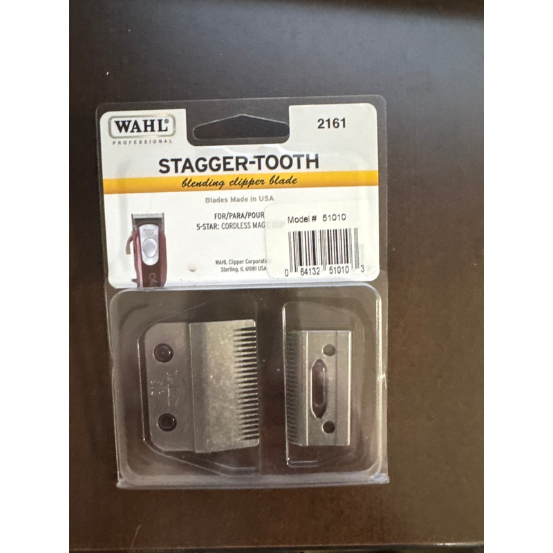 Wahl 5 Star Magic Clip stagger-tooth blade with oil