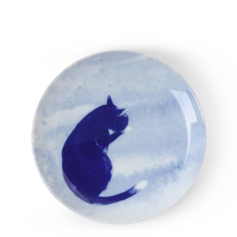 Blue Cat Grooming Plate