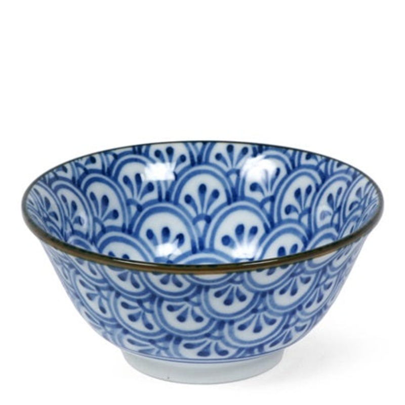 Monyou 6" Hana Seigaiha Bowl