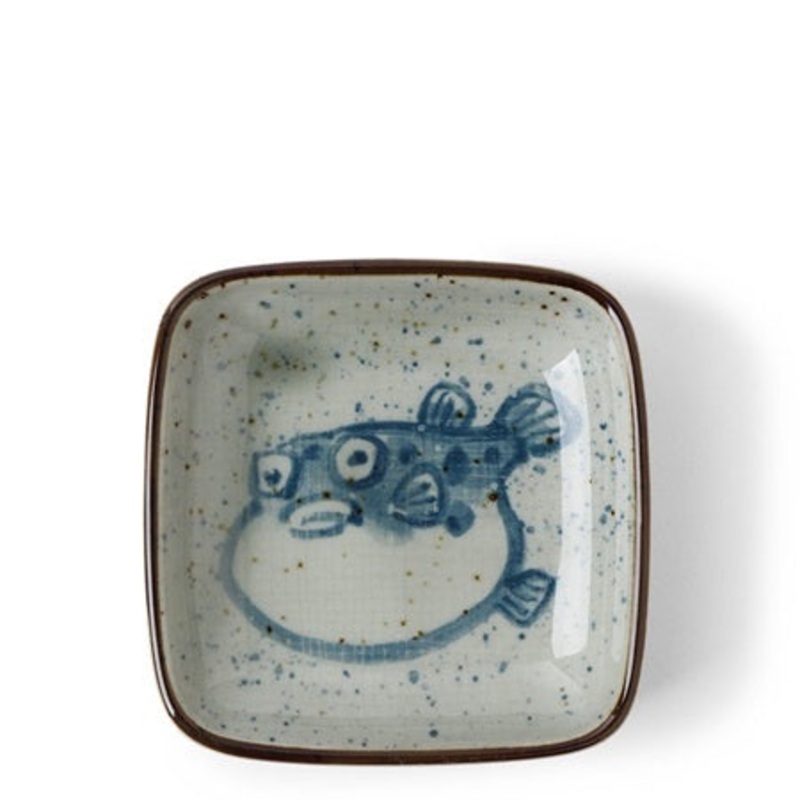 Sauce Dish 3.5" Puffer Fish