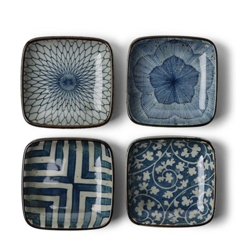 Sauce Dish 3.5" Vintage Set/4