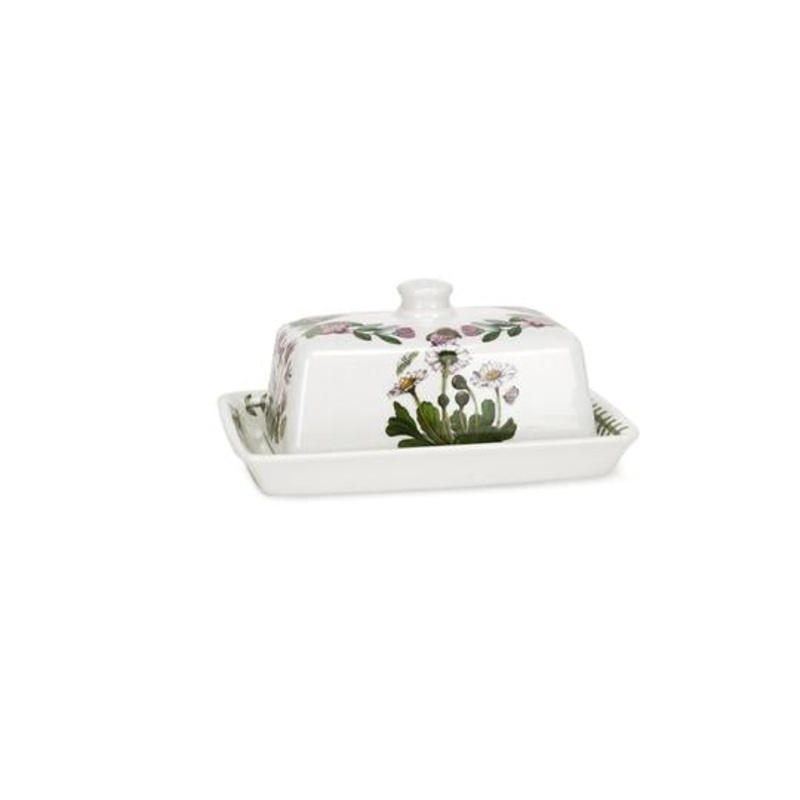 Botanic Garden Oblong Covered Butter Dish 7 x 5"