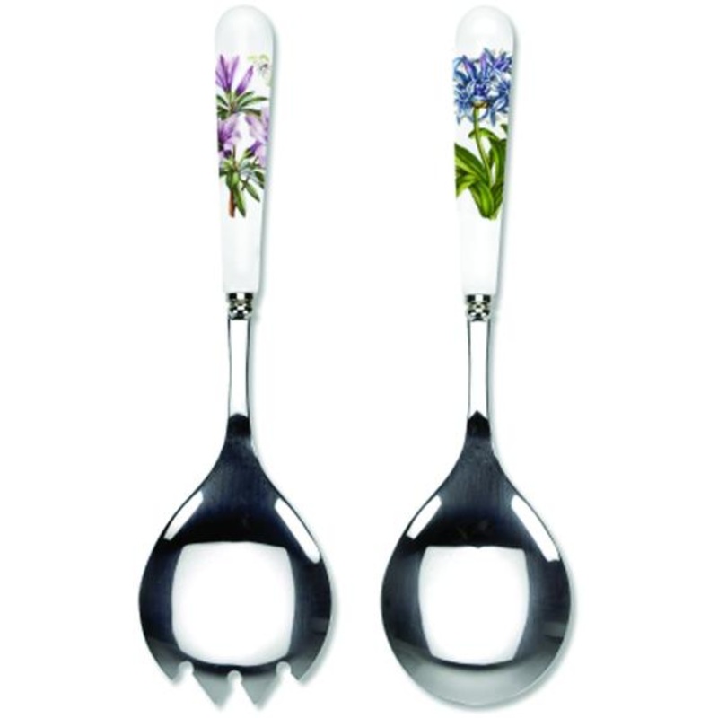 Botanic Garden Salad Servers 10"
