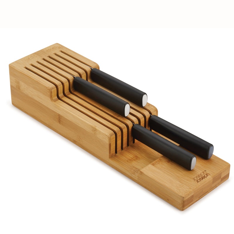 Joseph Joseph DrawerStore Bamboo 2-tier Knife Organizer
