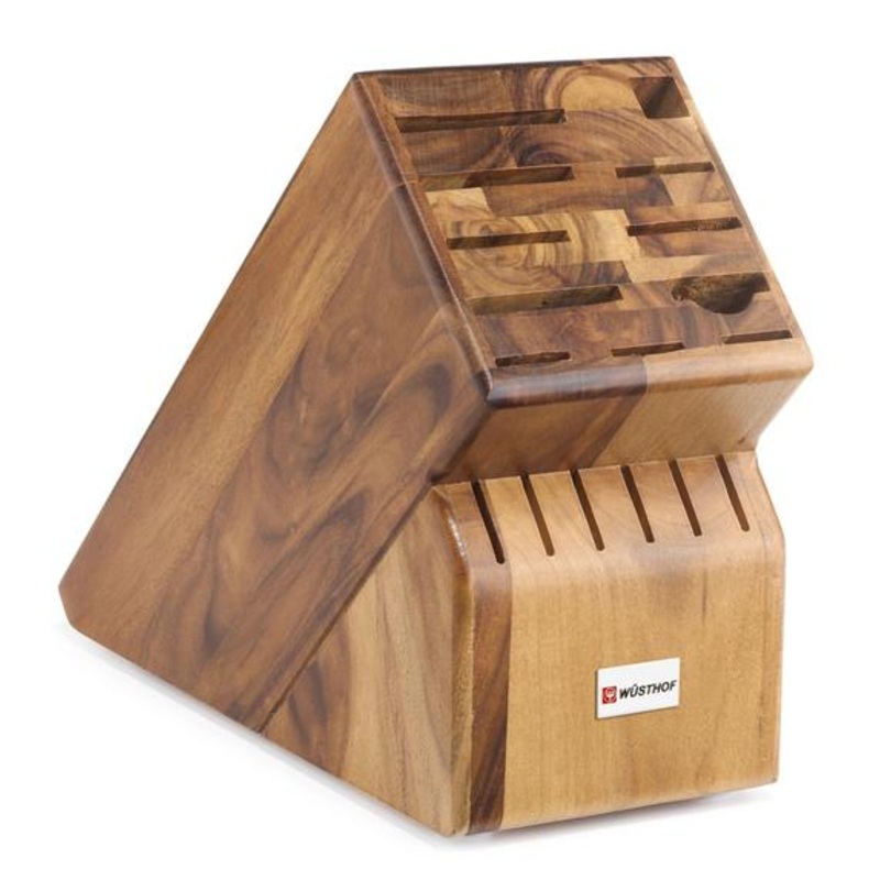 WSTHOF 17 Slot Acacia Knife Block - 7267-17