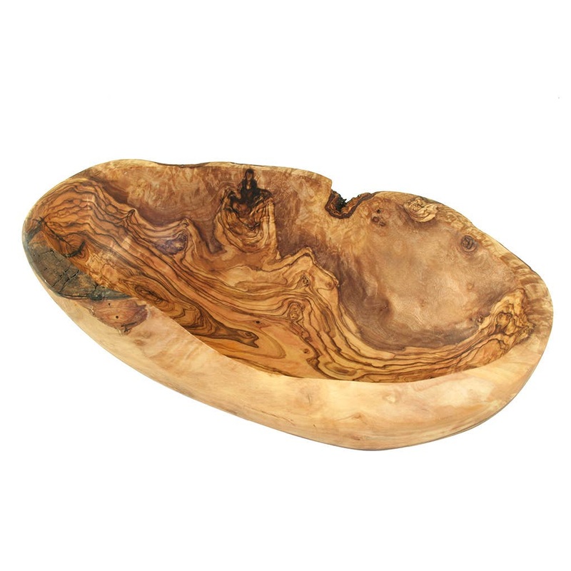 olivenholz-erleben - Obstschale 27 cm oval