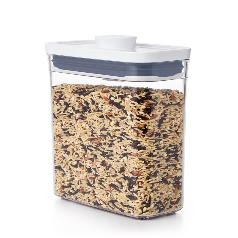 OXO POP 2.0 Slim Rectangle Short Container 1.1L