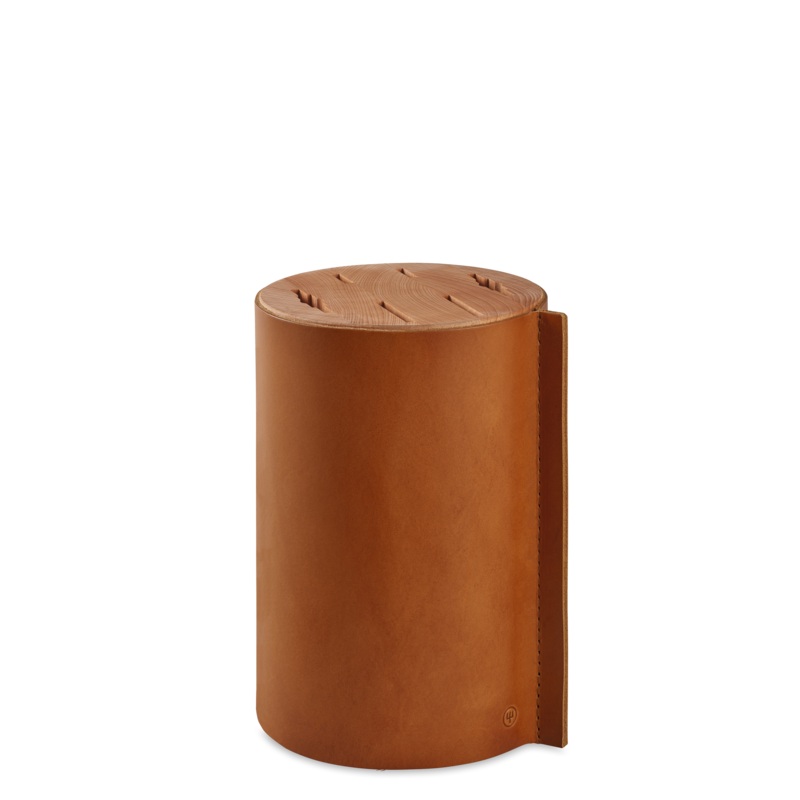 Wsthof 6-Slot Amici Leather Wrapped Knife Block